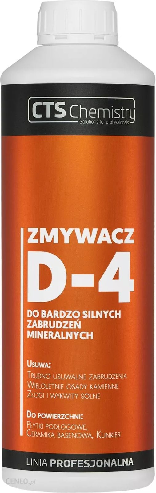 CTS Zmywacz Do Zabrudzeń Mineralnych D-4 1L