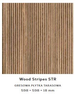 Tubądzin WOOD STRIPES 59,8x59x8x1,8 cm