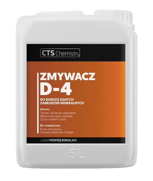 CTS Zmywacz Do Zabrudzeń Mineralnych D-4 5L